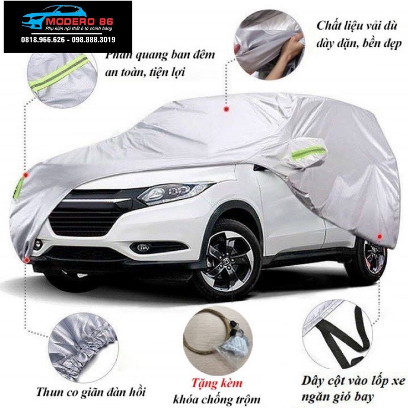 Bạt dù che ô tô  3 lớp siêu dai xé k rách chống nắng bụi bẩn k thấm nước k xước xe chuẩn phom | BigBuy360 - bigbuy360.vn