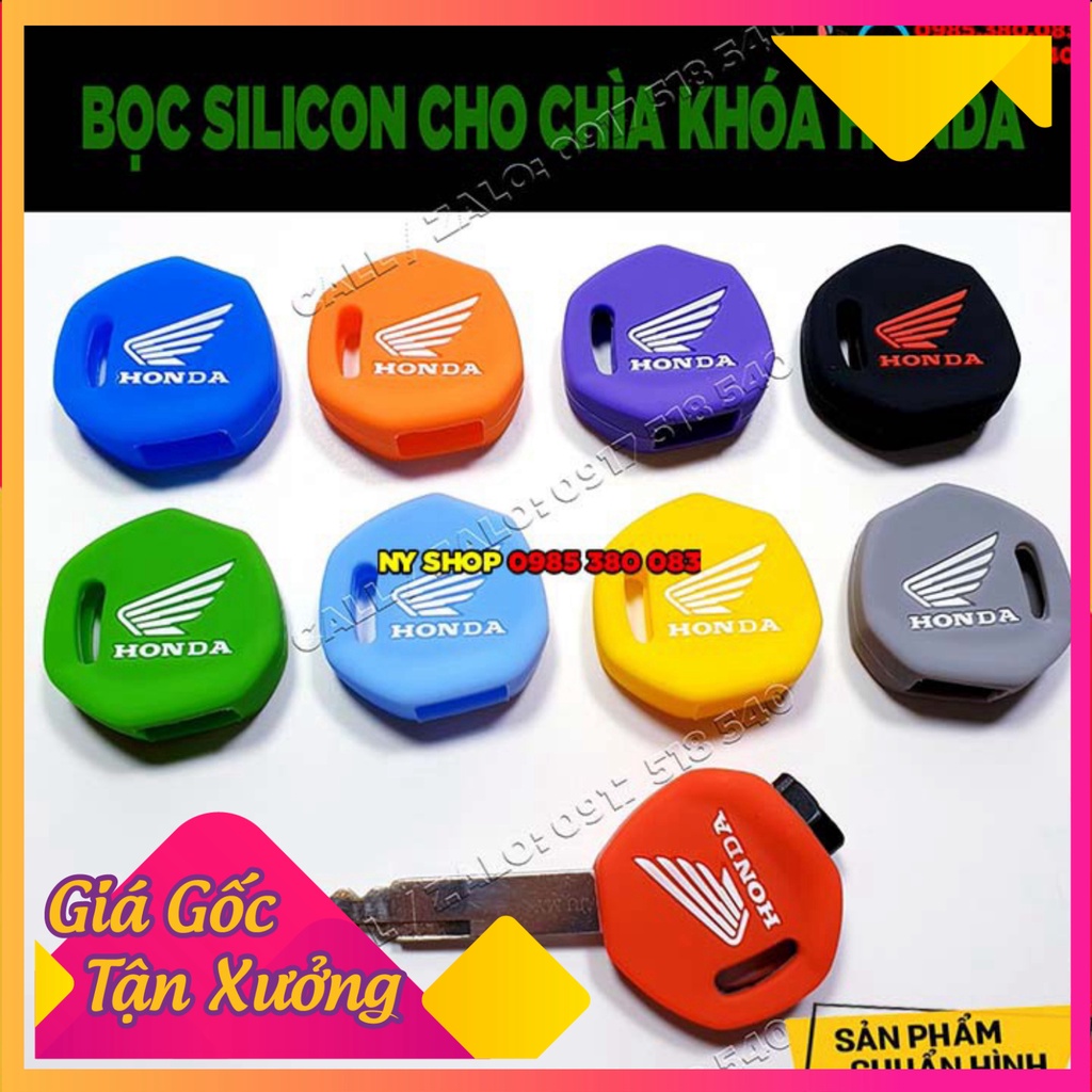 🥇 Bao Silicone bọc chìa khoá Honda Vision, PCX, SH, Air blade,Vario, Wave ( lưu ý chìa thường) 🥇 (Ảnh Sp thật)