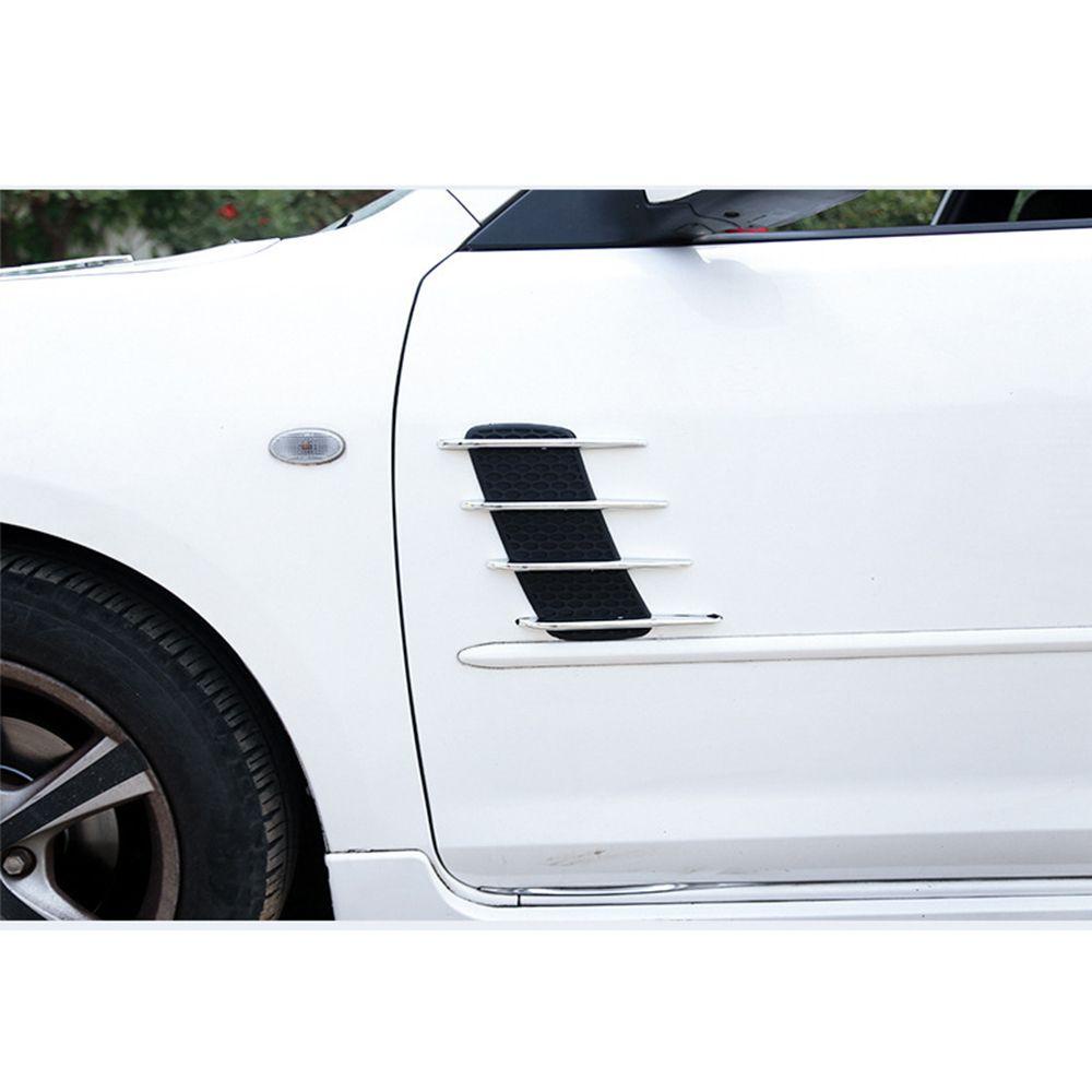 FENDER Set 2 Miếng Dán Trang Trí Lỗ Thông Gió Xe Hơi DIY