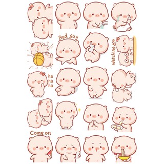 Sticker Chubby Piggy