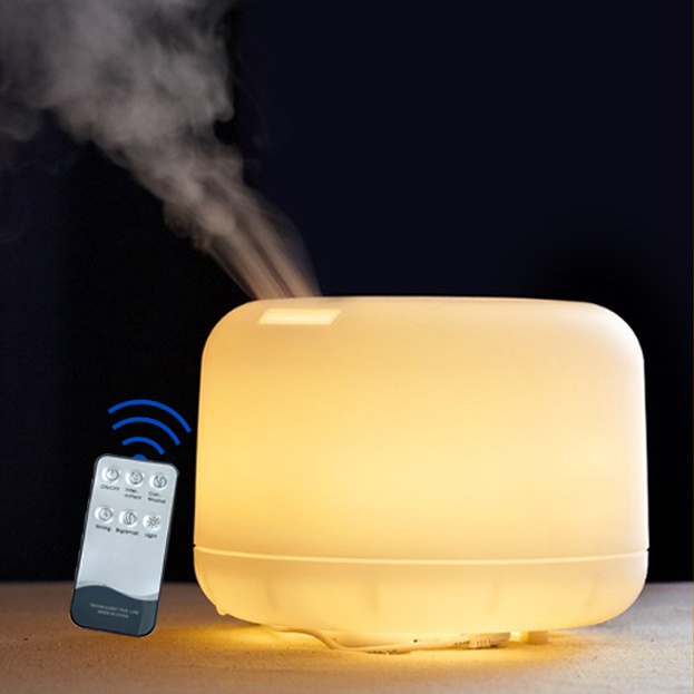 Máy Khuếch Tán Tinh Dầu có REMOTE Cao Cấp Dành Cho Gia Đình - Máy PHUN SƯƠNG Công nghệ siêu âm, Công Suất Cao