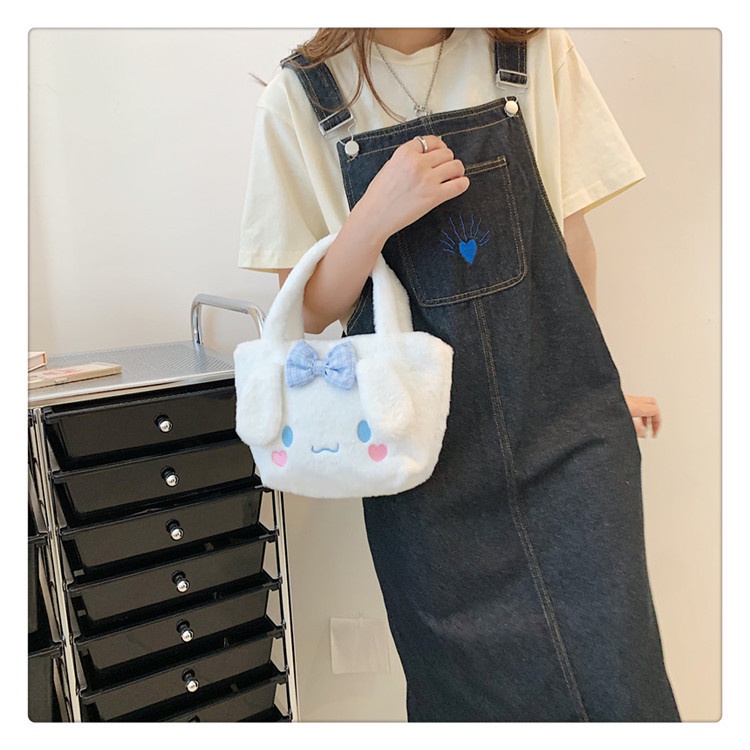 Túi Xách Lông Nhung Dễ Thương Xinh Xắn Dành Cho Học Sinh