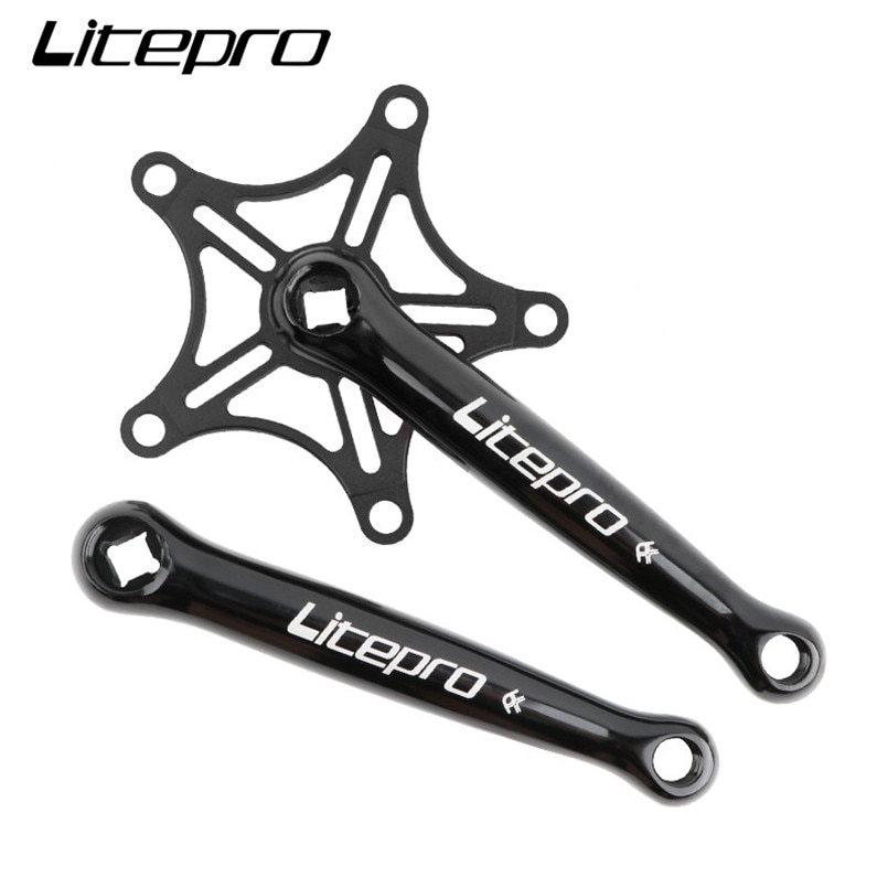 Líp xe đạp Litepro 130BCD 366g lỗ vuông bằng hợp kim nhôm siêu nhẹ chất lượng cao