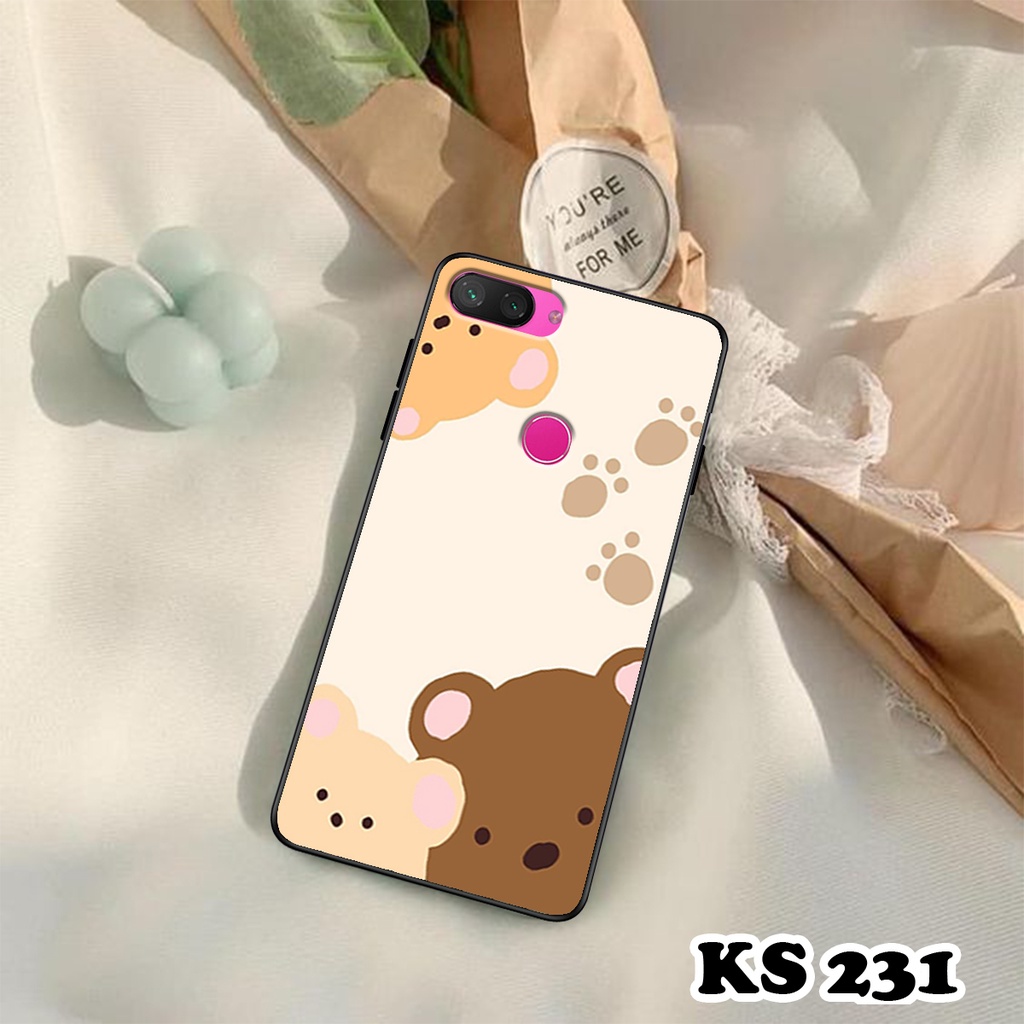 Ốp lưng Xiaomi Mi 8 - Mi 8 Lite - Mi 8 SE - Mi 9 - Mi 9 SE - Ốp in hình gấu bear ngộ nghĩnh