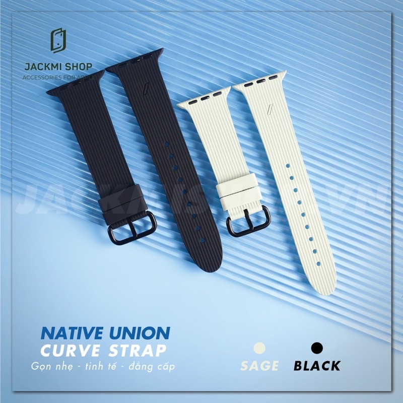 [HÀNG CHÍNH HÃNG] Dây Silicon NATIVE UNION Curve Strap cho Apple Watch Series 1/2/3/4/5/6/7