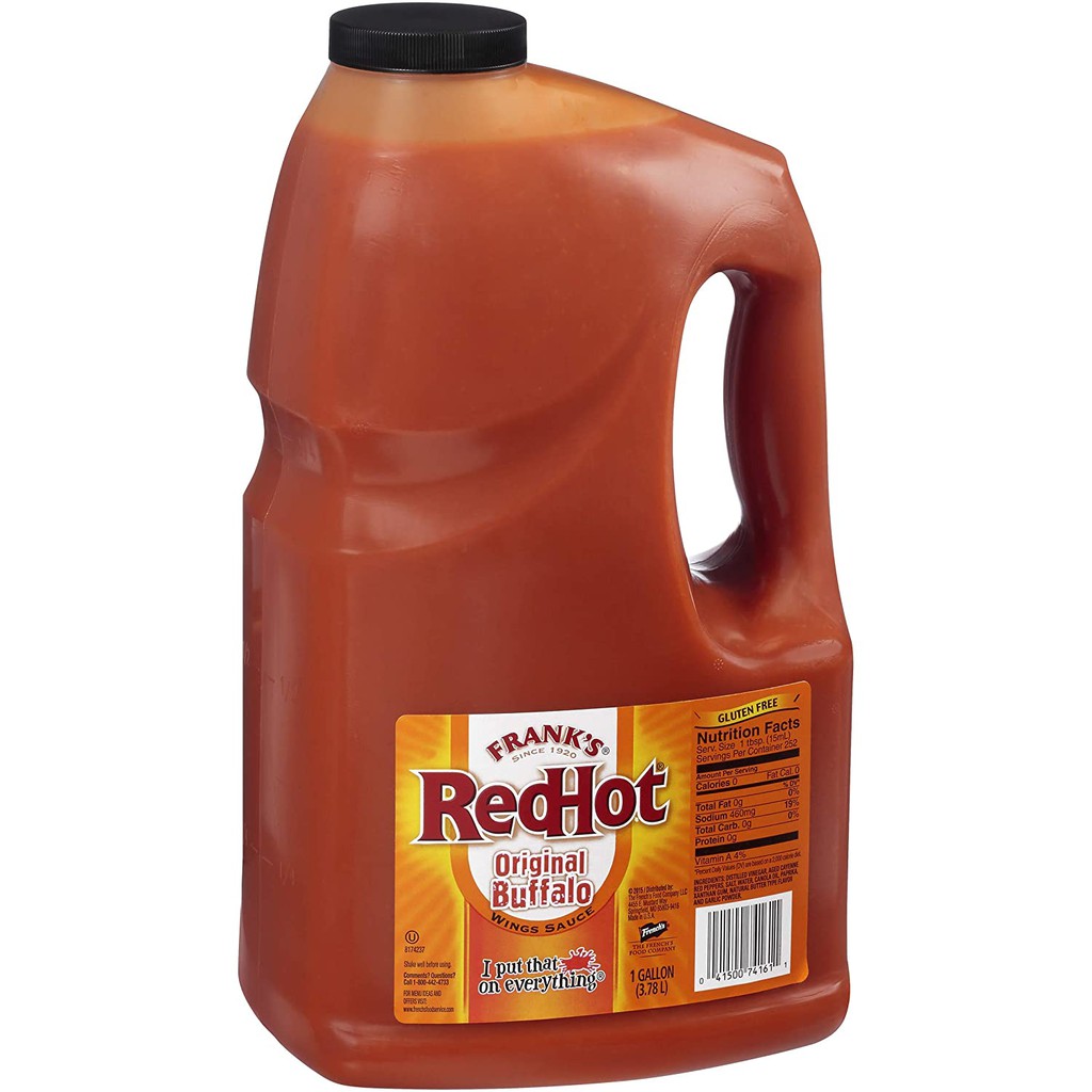 Sốt Frank's Red Hot Original Buffalo Sauce 1 gal