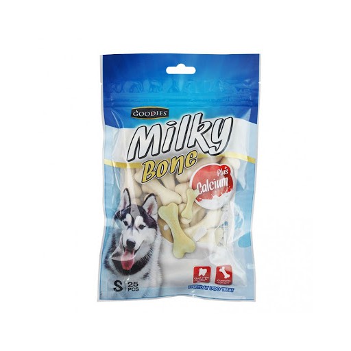 Xương sữa cho chó Milky Bone Goodies size S 25 viên
