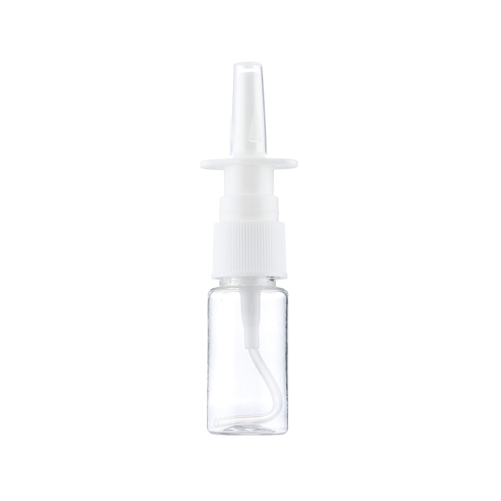 ROSE New Nasal Spray Pump Nose Medical Packaging Empty Plastic Bottles White Health Refillable Mist Sprayer