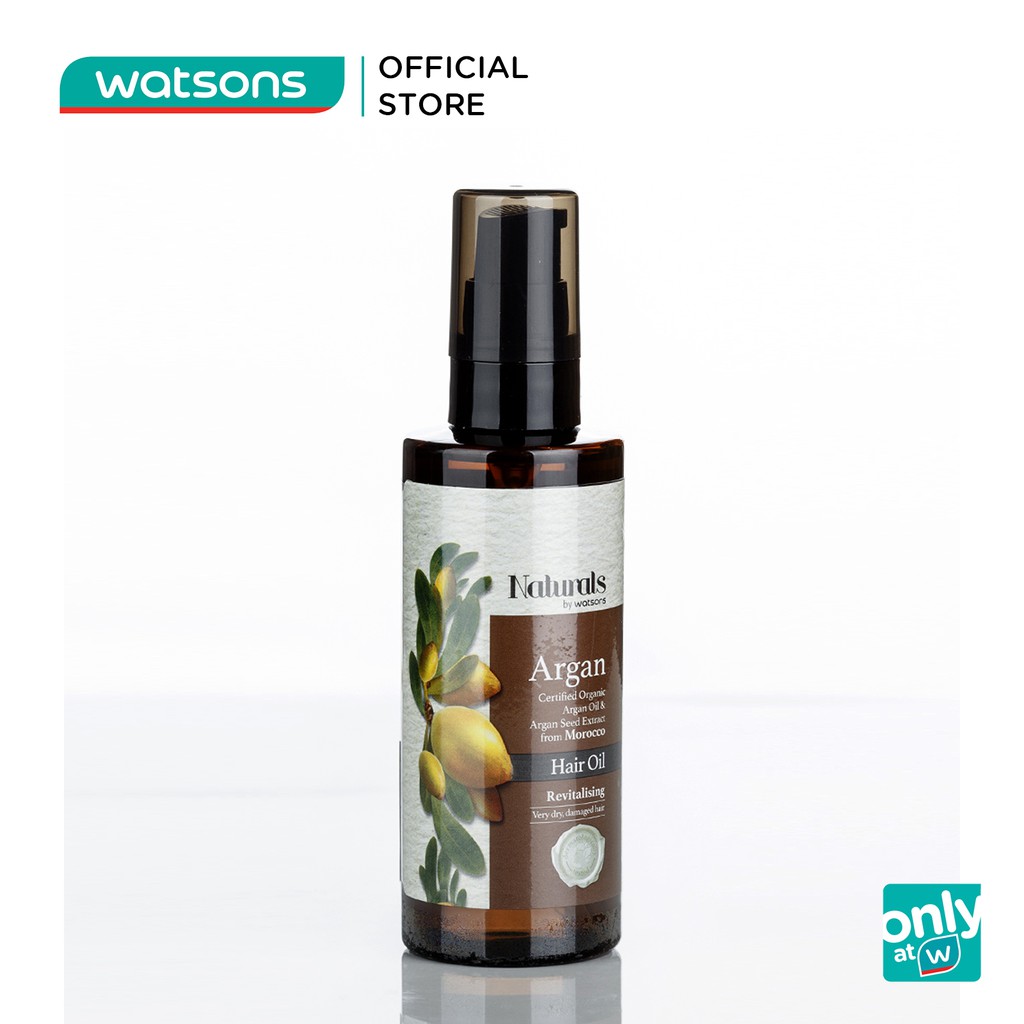 Dầu Dưỡng Tóc Naturals By Watsons Chiết Xuất Argan 100ml