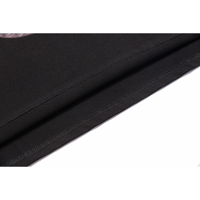 Áo Thun Cotton Ngắn Tay Dáng Rộng In Hình Nàng Tiên Cá Thời Trang Cho Nam Và Nữ