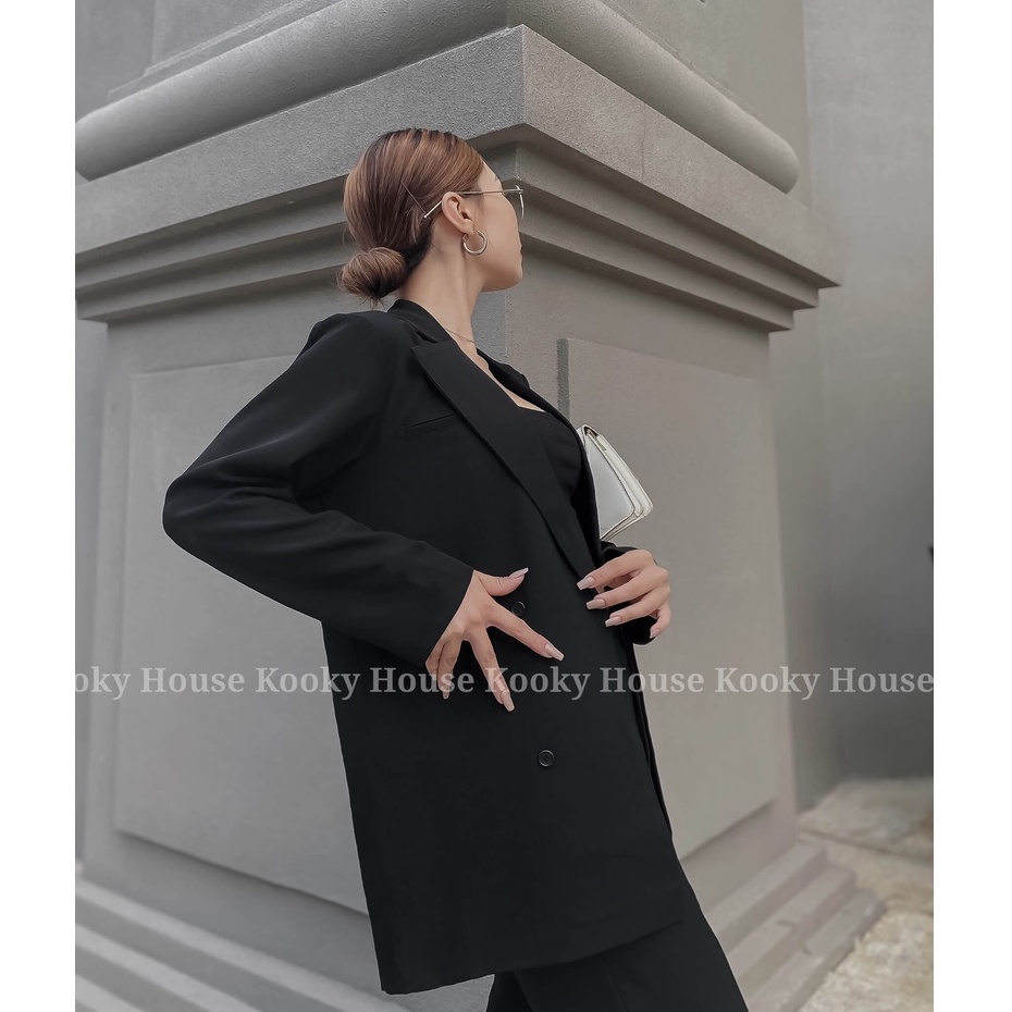 KOOKY HOUSE - KOOKY BLAZER - Áo Blazer được thiết kế và may 2 lớp kỹ thuật cao, đứng form