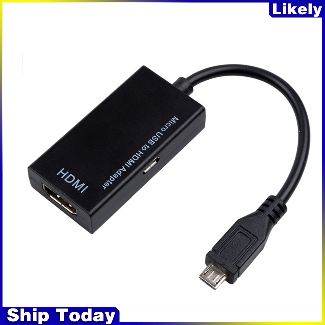 Dây Cáp Chuyển Đổi Micro USB Sang HDMI 1080P HD Chuyên Dụng Cho Thiết Bị MHL HDTV Samsung Galaxy HUAWEI