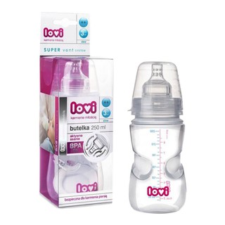 Bình sữa pp cổ rộng lovi 250ml