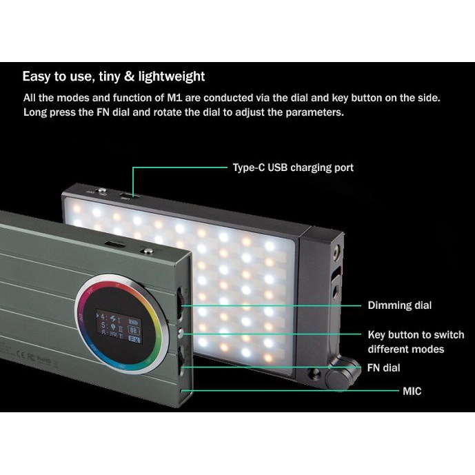 Đèn led Godox M1 RGB