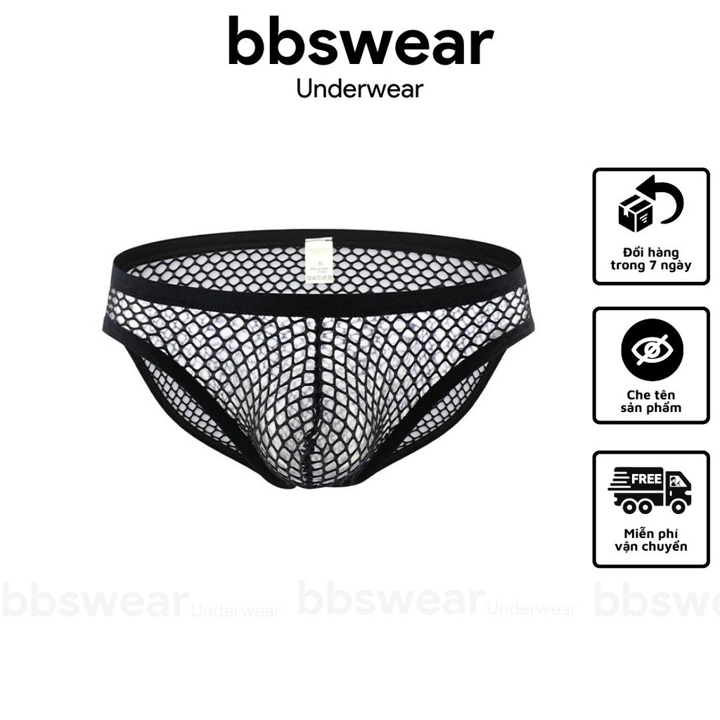 Quần lót lưới cho nam - Quần sịp tam giác lưới siêu sexy BBS WEAR - BR61