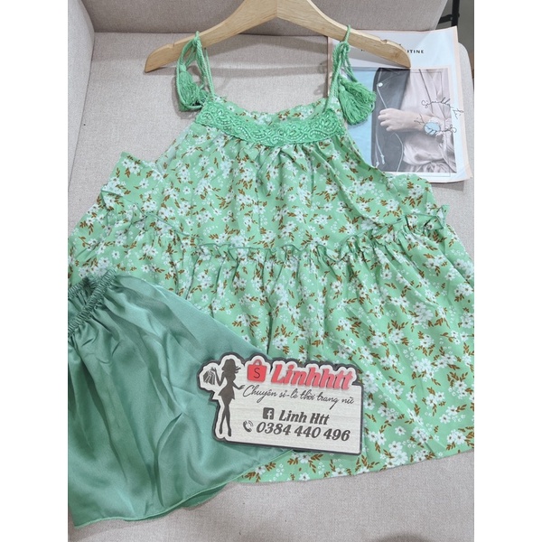 SET 2 DÂY BBD BÔNG XOÈ chất lụa