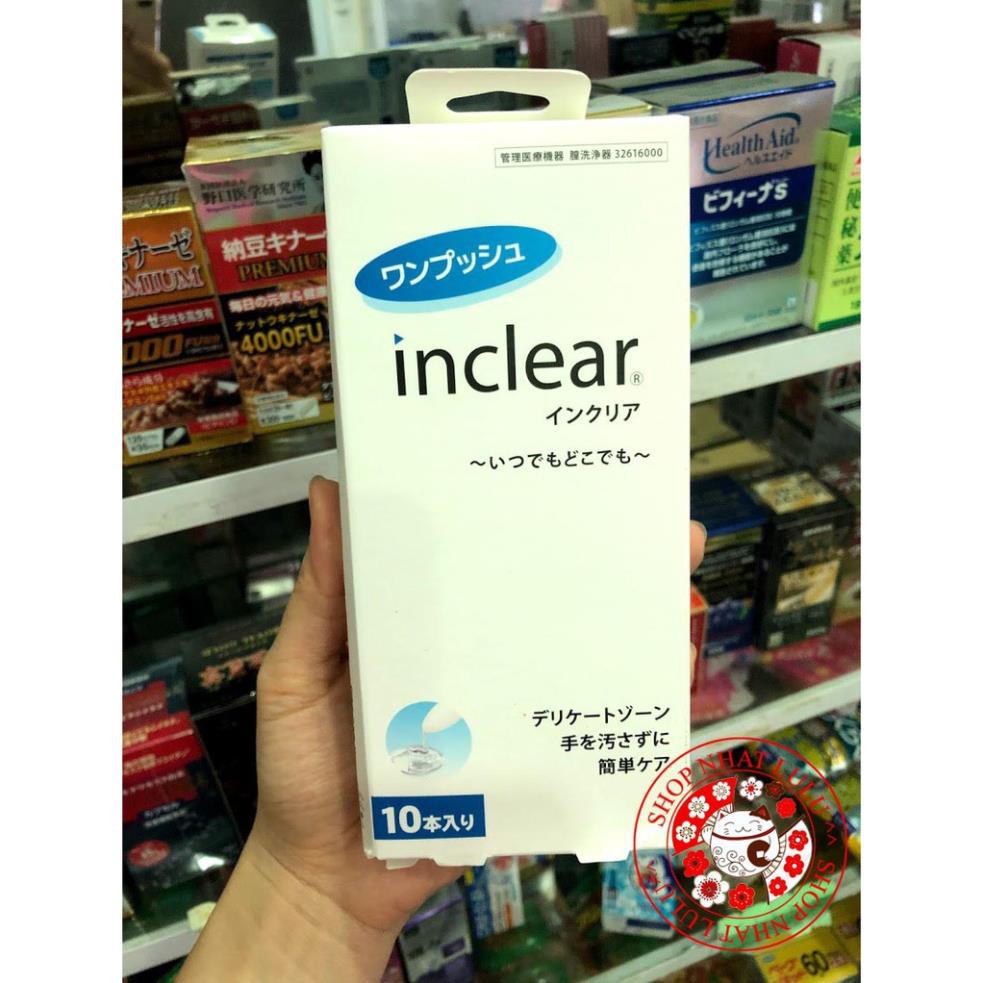 Đũa Thần Dung dịch vệ sinh inclear ( hộp 10 ống) Nhật bản