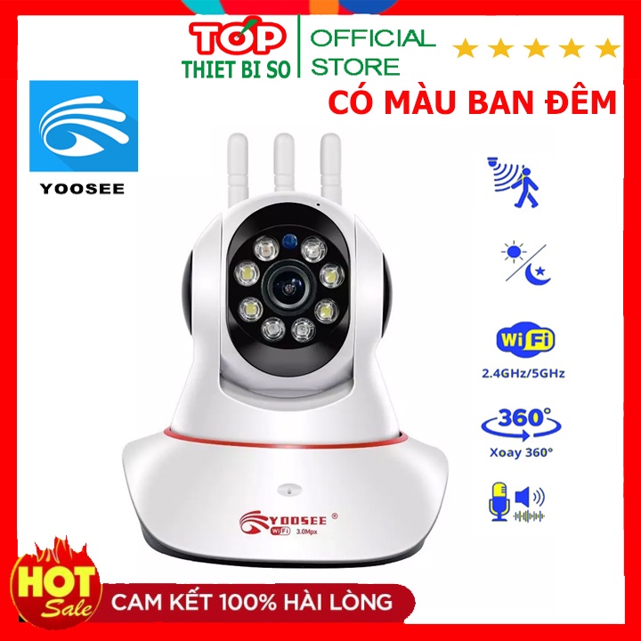 Camera IP Yoosee 3.0MPX Góc rộng / Thẻ nhớ 32GB Yoosee chuyên dụng