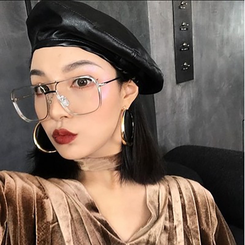 Mắt kính gọng cỡ lớn phong cách Hàn Quốc vintage | BigBuy360 - bigbuy360.vn