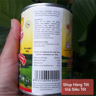 Sữa đặc có đường DAIRY CHAMP 500g/lon