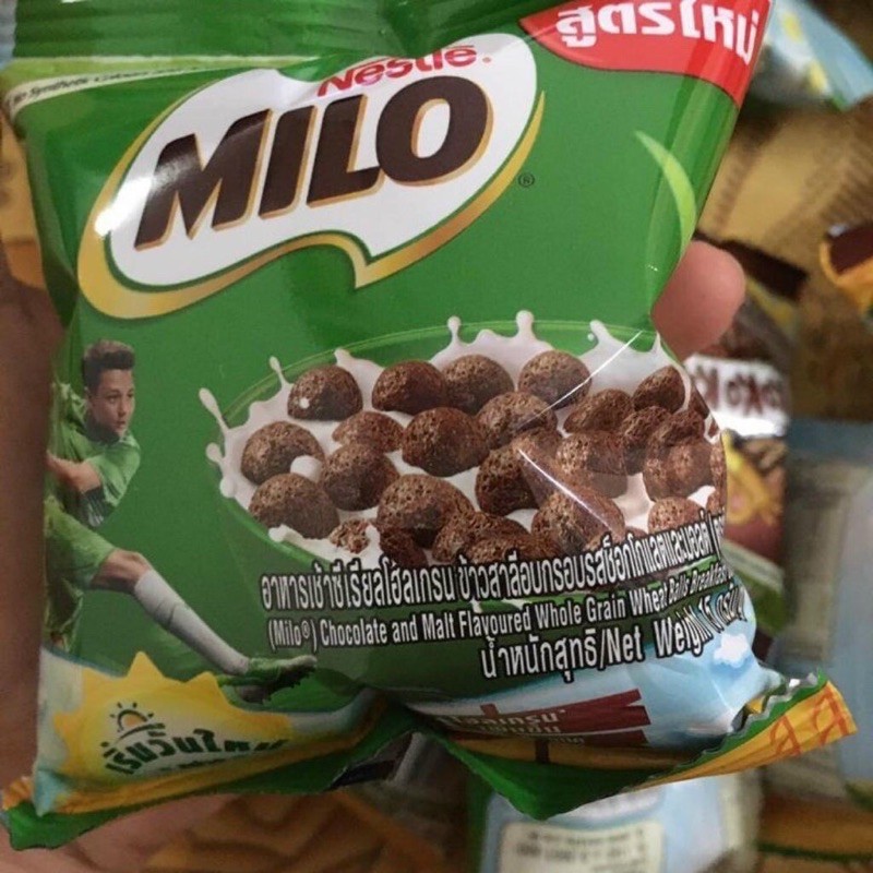 Bịch bánh 12 gói bim bim ngũ cốc bánh milo thái lan tặng 2 gói bánh star