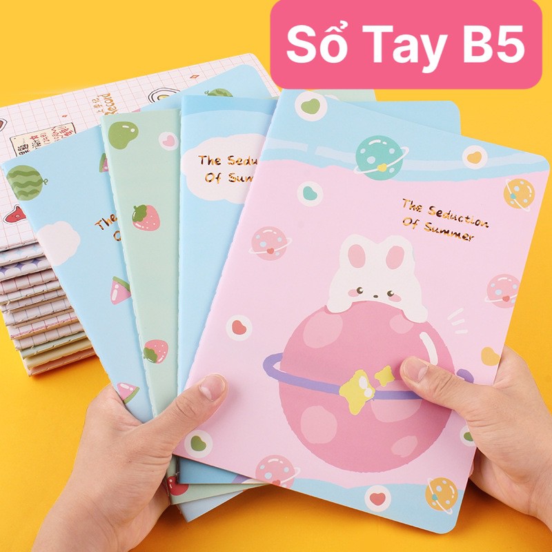 Sổ Tay B5 Kiểu Bé Thỏ Dễ Thương