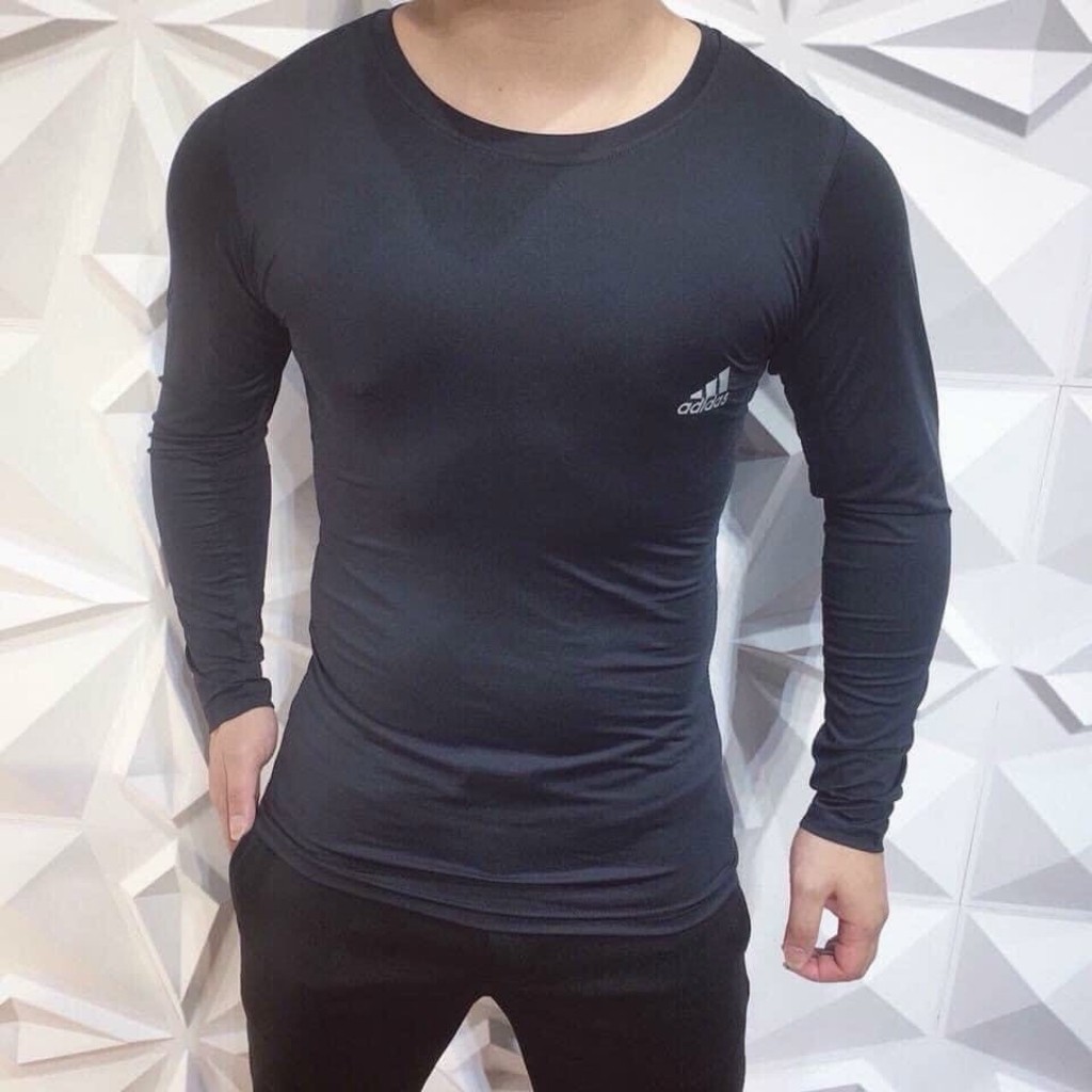 Áo thun nam dài tay, áo giữ nhiệt nam co dãn 4 chiều siêu đẹp | BigBuy360 - bigbuy360.vn
