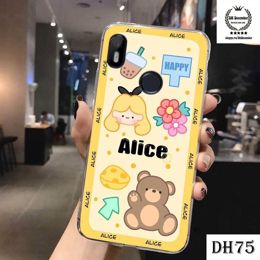 Ốp lưng dẻo Vsmart JOY 1 in hình 3D GẤU cute be@r, soda, happy day cực hot ,thời thượng