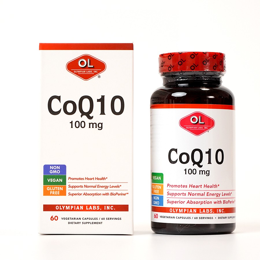 Viên Uống Hỗ Trợ Tim Mạch OLYMPIAN LABS CoQ10 100mg cải Thiện Sức Khoẻ 60 Viên