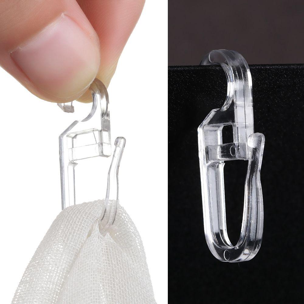 MIQUEL Móc Treo Rèm Cửa Bằng Nhựa Siêu Bền Tiện Dụng