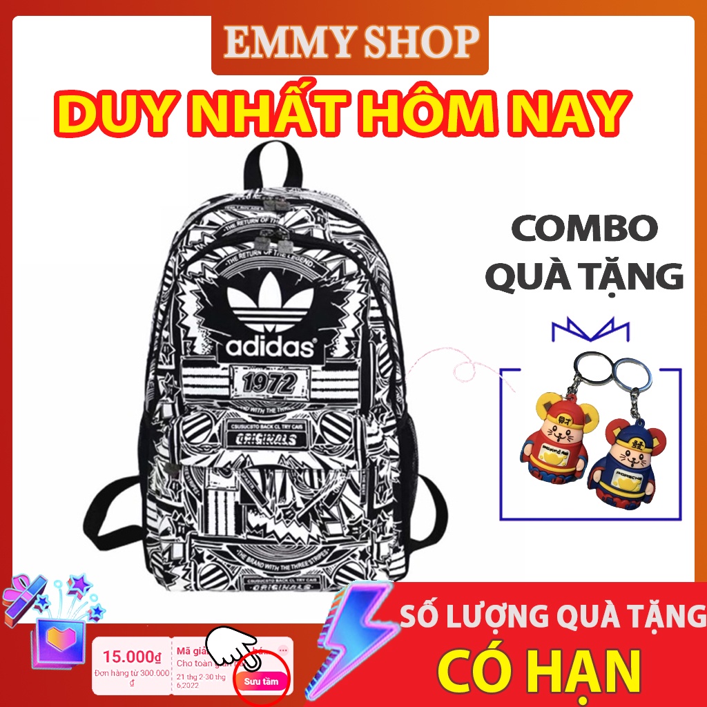 Balo ADIDAS Originals Hoạ Tiết 1972 Chất Liệu Polyester Bền Đẹp, thời trang new