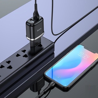 Củ Sạc Nhanh 2 Cổng 2.4A Hoco C73/C73A - Bảo Hành Chính Hãng 12 Tháng