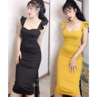 Đầm body 2 dây bèo