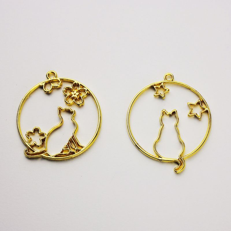 Set 7 Mặt Vòng cổ Hình Mèo Dễ Thương Cho Nữ