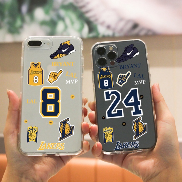 Ốp lưng iphone 6, 6s plus, 7 8 Plus, X, XS, XR, XSMAX, 11, 12, 13 PROMAX TRONG SUỐT SỐ BÓNG RỔ PKVN