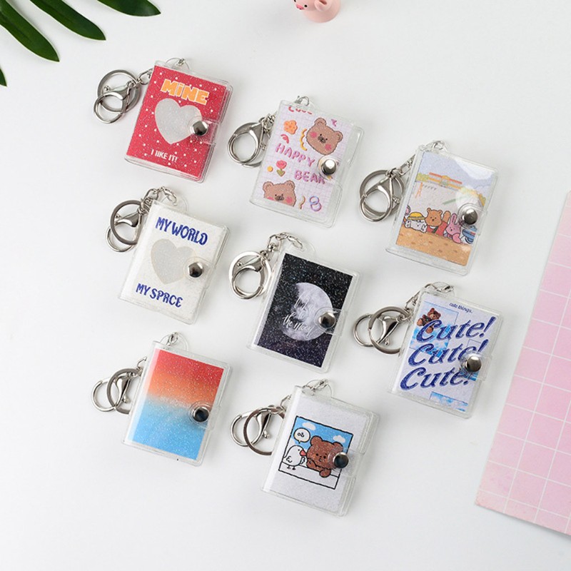 Album Ảnh Mini 20 Ngăn Tích Hợp Móc Khóa Tiện Dụng
