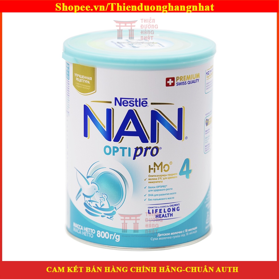 Sữa Nan Nga, sữa bột công thức Nan Optipro cho trẻ 800g [12/2022]