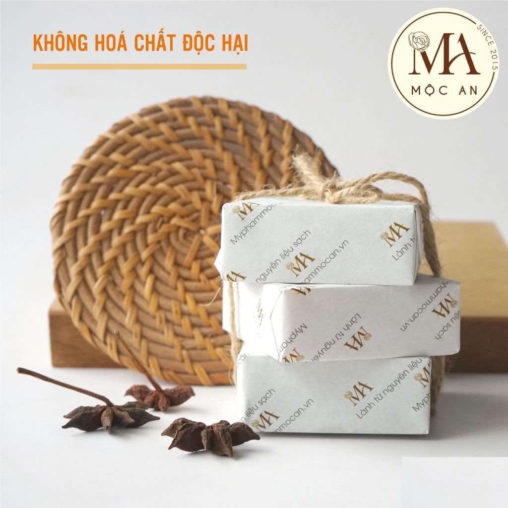 Combo 3 Xà Bông Thiên Nhiên Mộc An Chăm Sóc Face &amp; Body, Dưỡng Da Mềm Mịn, Loại Bỏ Tế Bào Chết