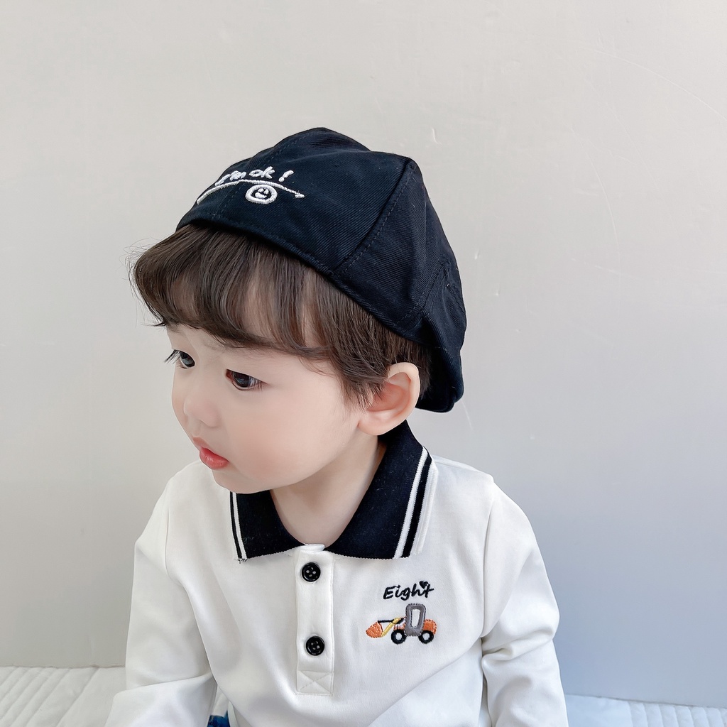 Nón Beret Thời Trang Xuân Thu Cho Bé Trai