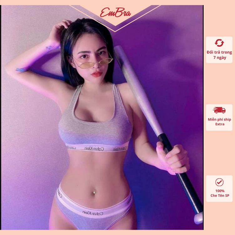 Bộ đồ lót nữ Embra CK 3 lỗ cao cấp EBB53