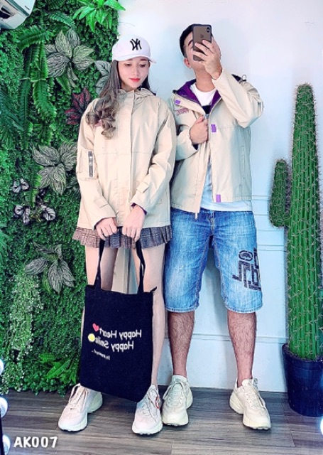 🌵 𝐓𝐡𝐞𝐔𝐥𝐳𝐳𝐚𝐧𝐠 🌵 007 Áo Khoác KaKi Kem-Tím 2 Lớp Hàng Xuất. Bomber Jacket Unisex Bán Sỉ | BigBuy360 - bigbuy360.vn