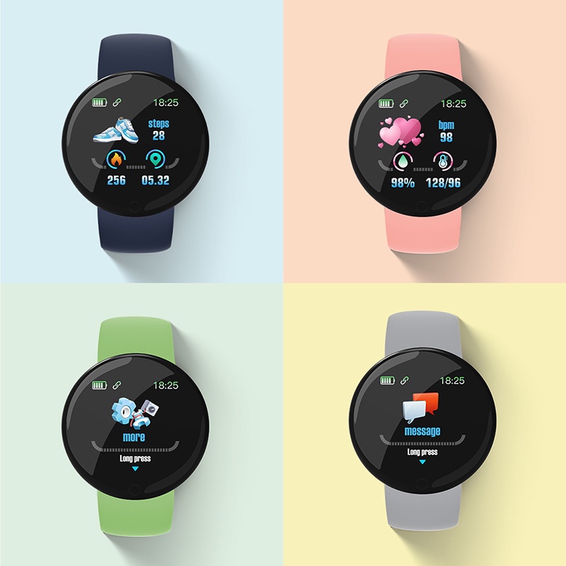 Đồng Hồ Thông Minh D18S Màn Hình 1.44 Inch Cho Android/iOS 1.44 Pol