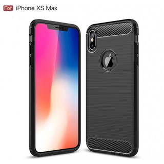 Ốp Lưng Iphone XS Max Chống Sốc Dẻo Màu Đen