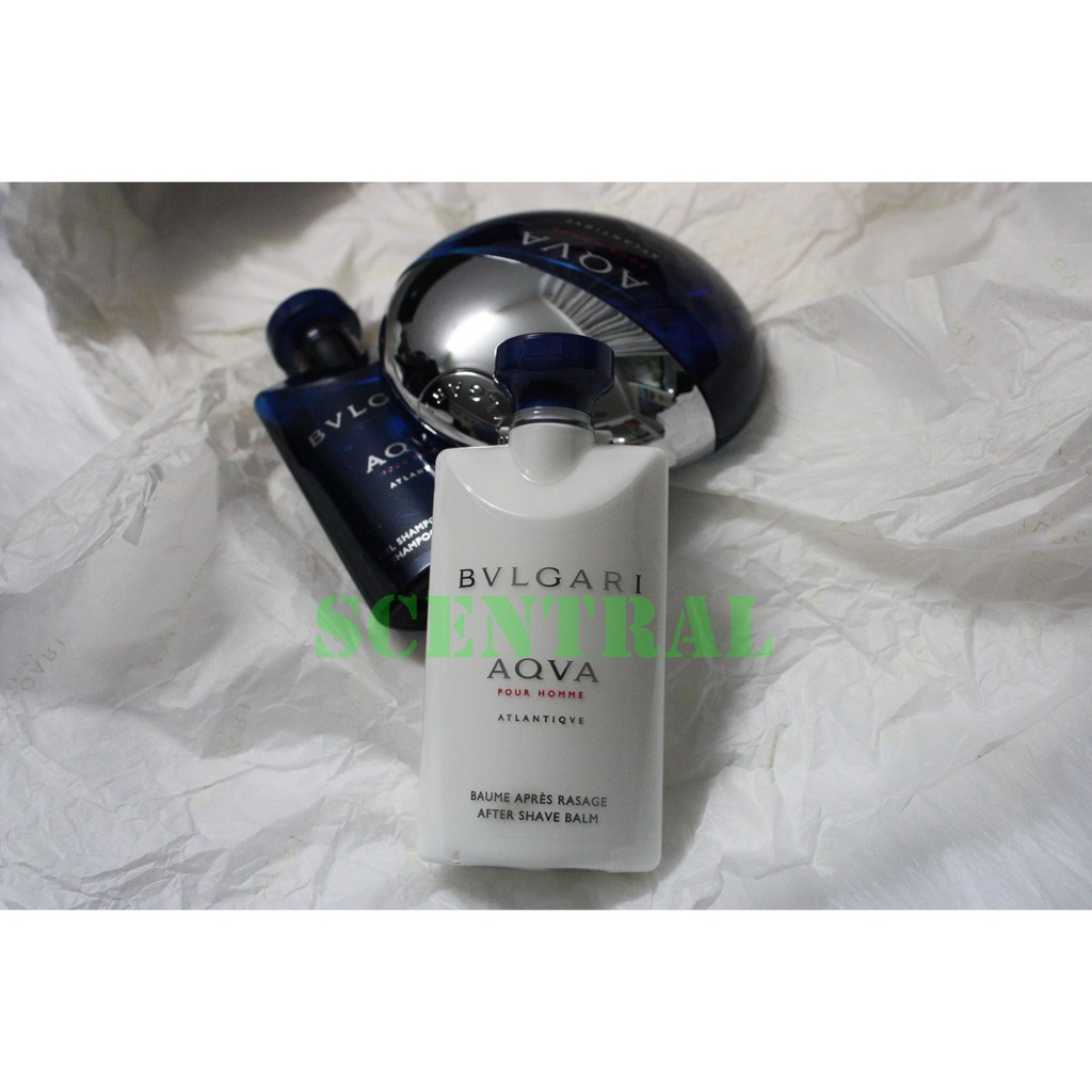 Gift set Aqva Pour Homme và Aqva Atlantiqve (Nước hoa100ml, Dưỡng sau khi cạo râu 75ml, Sữa tắm 75ml)