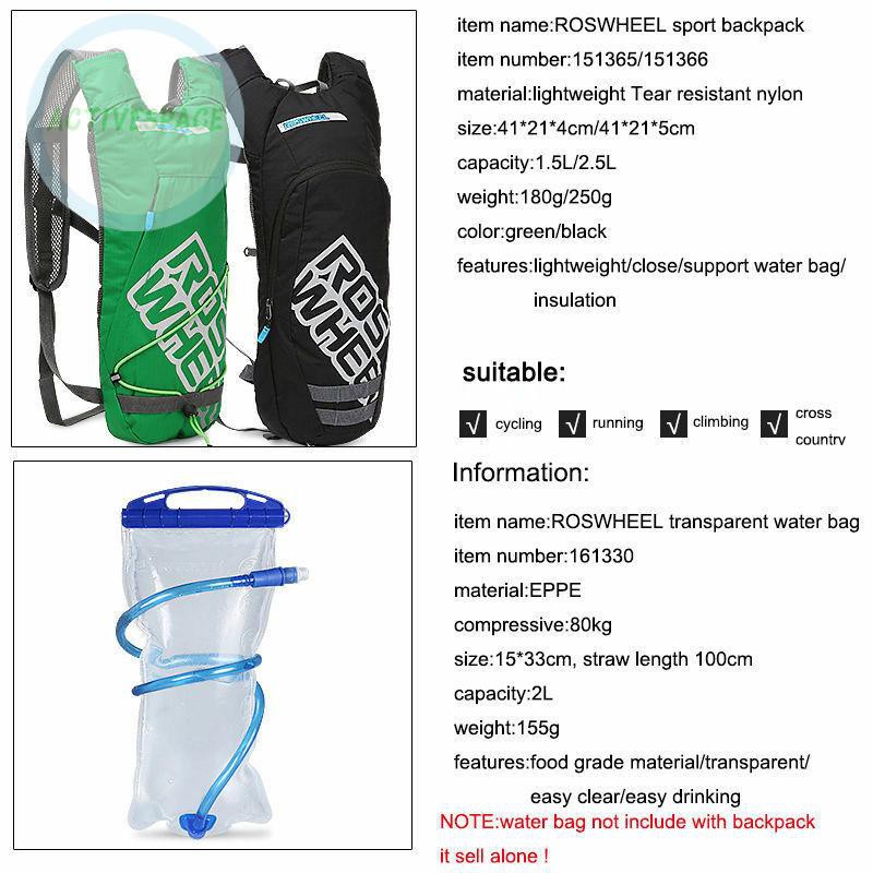 Túi Đựng Nước 1.5 / 2.5l Cho Các Hoạt Động Ngoài Trời