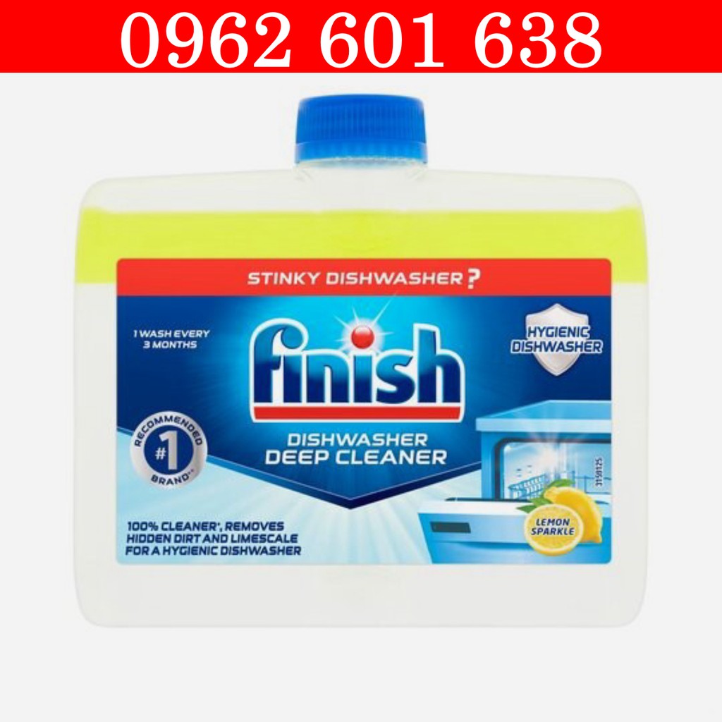 Combo Bột rửa bát Finish 2,5kg + nước bóng finish 750ml + muối Finish 1.5kg