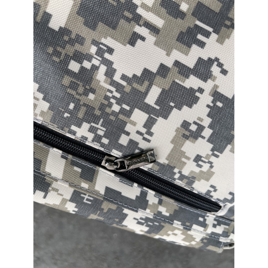 Túi đeo chéo nam nữ Messenger ipad camo thương hiệu Leonardo