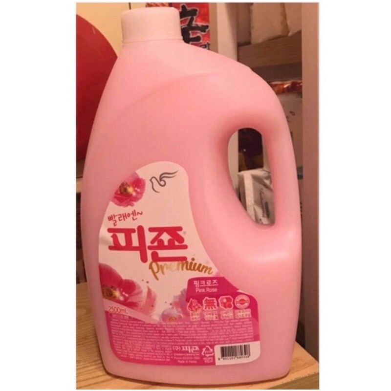 NƯỚC XẢ VẢI PIGEON HƯƠNG HOA HỒNG 2500ML( PINK ROSE)- NHẬP KHẨU HÀN QUỐC