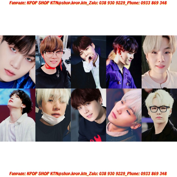 CARD BO GÓC SUGA BTS