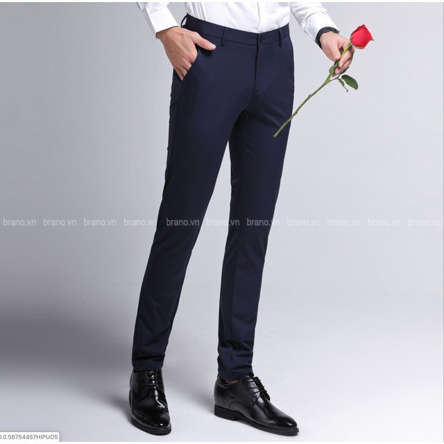 [KHO XẢ XỊN] Quần tây đen  dáng ôm body vải co giãn (bao đổi trả nếu không vừa ý) | BigBuy360 - bigbuy360.vn